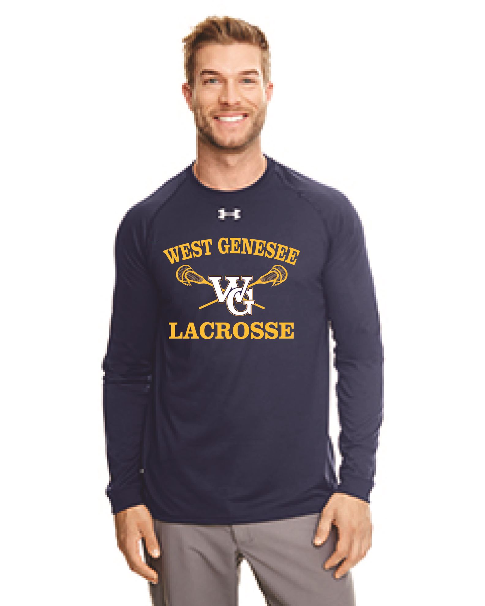 navy under armour long sleeve